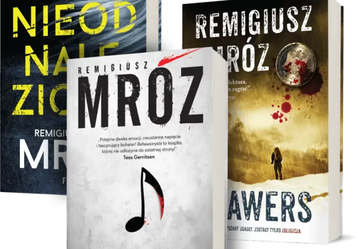 Wszystkie książki Remigiusza Mroza w jednym miejscu - kompletna lista
