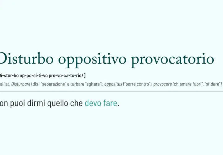 Il disturbo oppositivo provocatorio può essere superato. La frase "Non puoi dirmi quello che devo fare" esprime la sfida tipica.