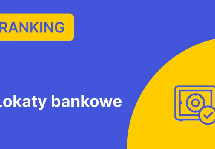 Niebieski baner z napisem "RANKING" i ikoną sejfu z zaznaczeniem.