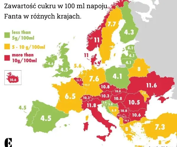 Cukier w Fancie: Ile g na 100 ml? Sprawdź, co pijesz!