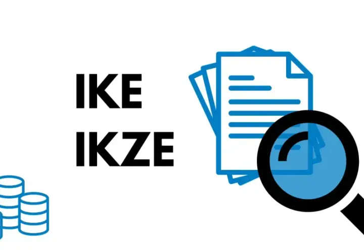 Analiza dokumentów IKE i IKZE, stos monet i lupa. Rozważasz rezygnację z IKZE w PZU?