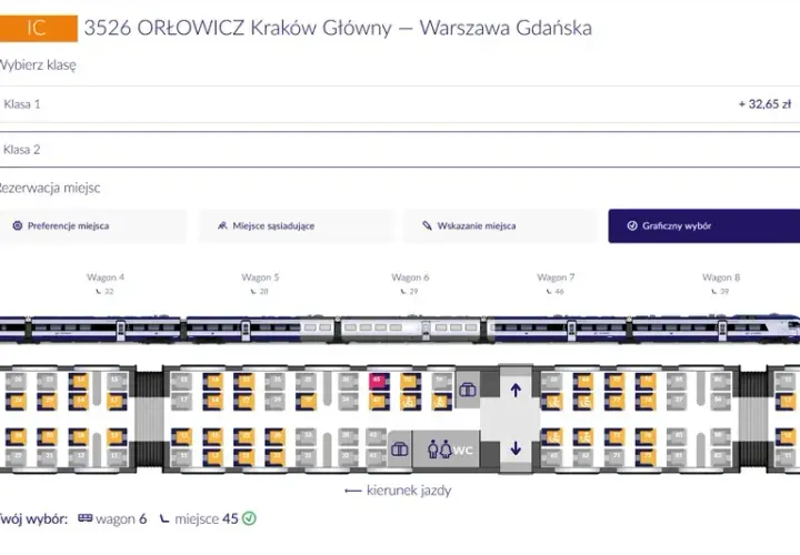 PKP Intercity: Jak zarezerwować miejsca obok siebie? Sprawdzone metody