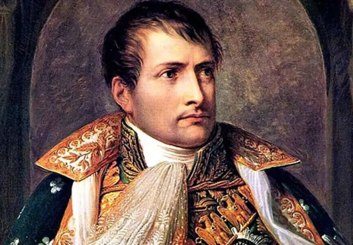 Portret Napoleona Bonaparte w bogatym stroju. Czy wiesz, że miał on niezwykłą pamięć do twarzy? Oto ciekawostki o Napoleonie Bonaparte.