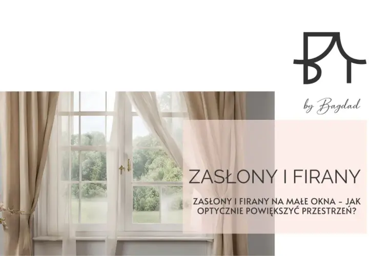 Eleganckie firany na szynach, które optycznie powiększają przestrzeń. Jasne zasłony i firany tworzą przytulną atmosferę.