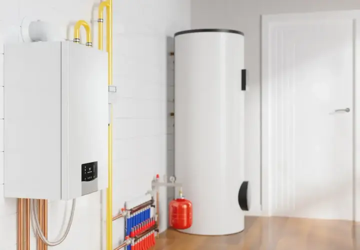 Chaudière thermodynamique et ballon d'eau chaude. Obtenez le meilleur prix pose chauffe eau thermodynamique pour votre installation.