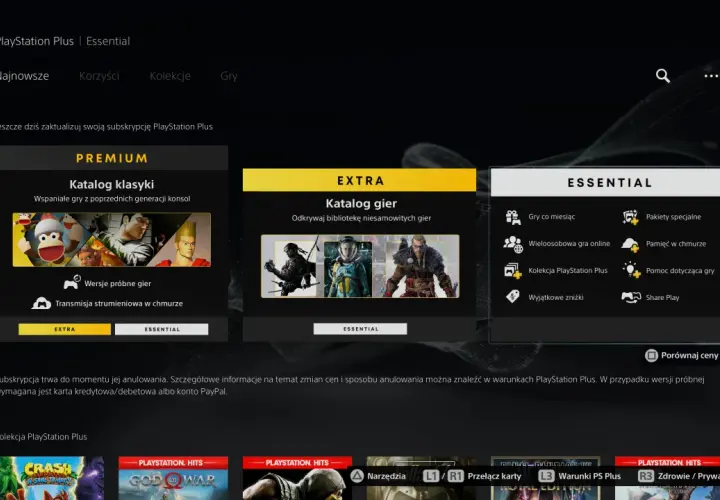 Porównaj ceny subskrypcji PlayStation Plus. Dowiedz się, ile kosztuje PS Plus na miesiąc, aby wybrać najlepszą opcję dla siebie.