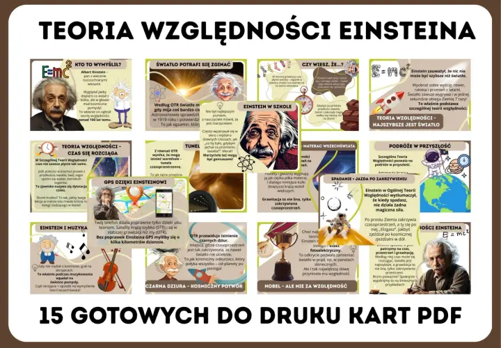 Teoria względności Einsteina na czym polega? Odkryj fascynujące koncepcje: czas się rozciąga, światło jest najszybsze, a grawitacja to zakrzywiona czasoprzestrzeń.