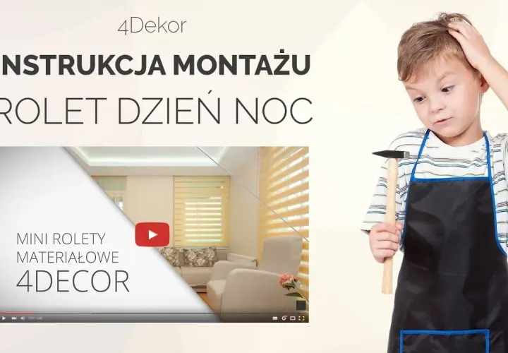 Jak założyć roletę dzień noc z żyłką - proste kroki bez błędów