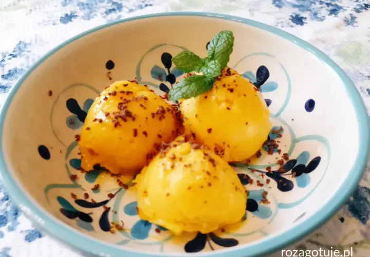 Domowy sorbet z mango: 5 minut do idealnego deseru!