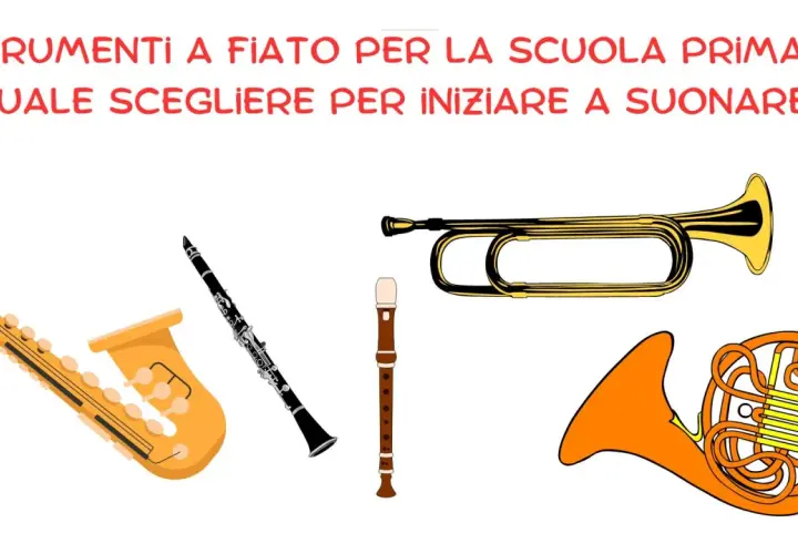Strumenti a fiato per la scuola primaria: sassofono, clarinetto, flauto dolce, tromba e corno. Quale strumento a bocca scegliere per iniziare a suonare?
