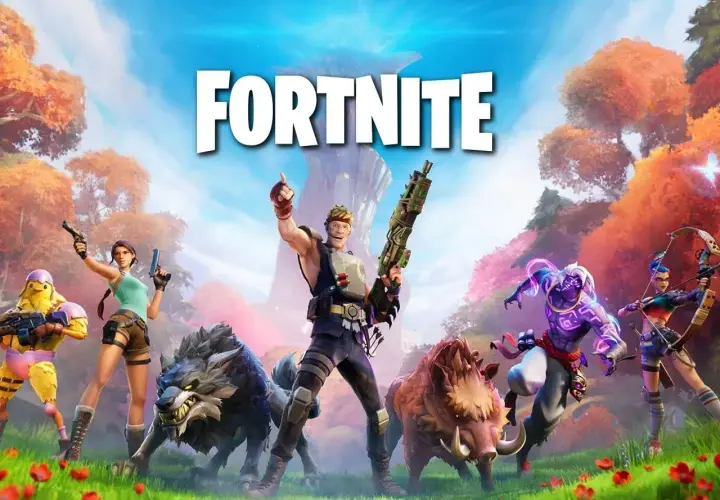 Postać z gry Fortnite, gotowa do walki. Sprawdź Fortnite wymagania, by dołączyć do zabawy!