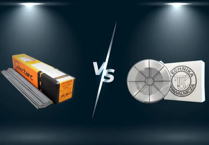Elektrody spawalnicze Selectarc vs drut spawalniczy Technika Spawalnicza.
