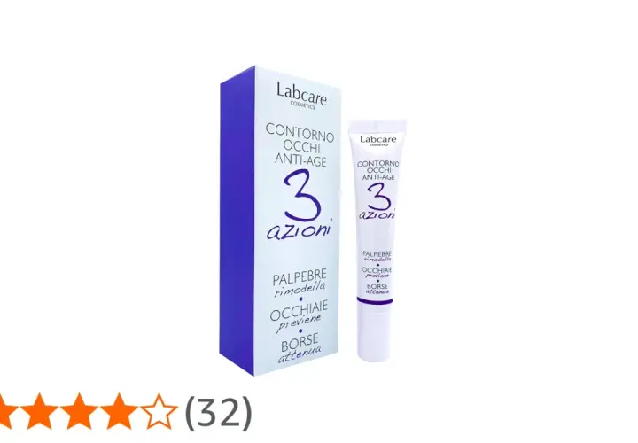 Crema contorno occhi Labcare con 3 azioni: rimodella palpebre, previene occhiaie e attenua borse. La crema contorno occhi si mette anche sulle palpebre.