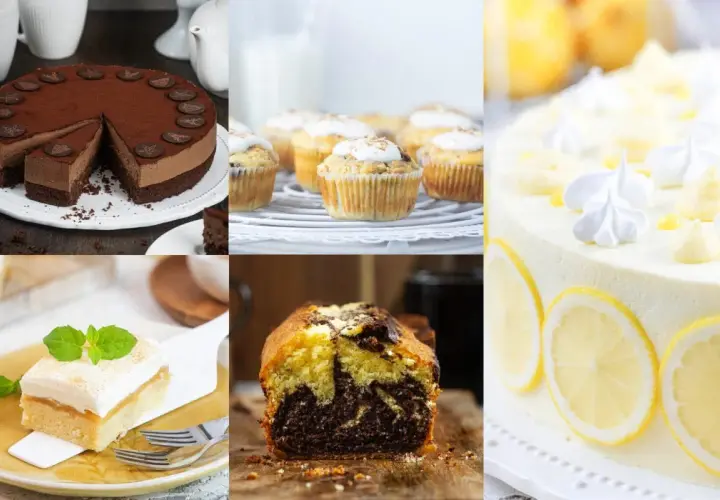 Kuchen rezepte: Schokoladenkuchen, Muffins, Zitronentorte und Marmorkuchen. Ein Fest für jeden Gaumen!