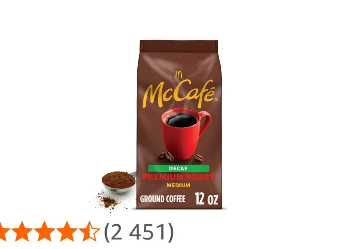 Kawa McCafé Premium Roast Decaf, 12 oz. Ile ml ma średnia kawa w Mc? To opakowanie zawiera 340g kawy.