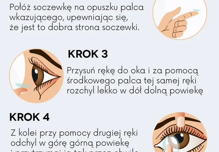 Jak zakładać i zdejmować soczewki - unikaj powszechnych błędów