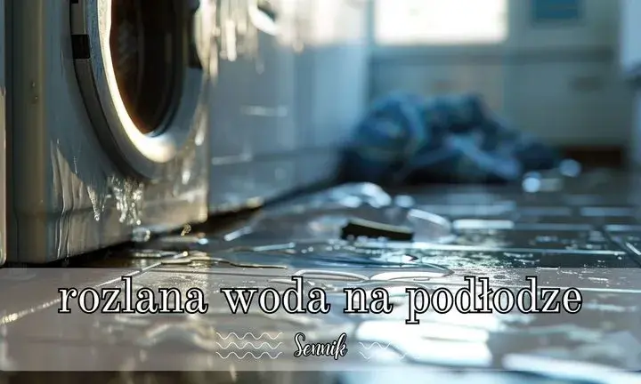 Rozlana woda na podłodze w śnie - poznaj ukryte znaczenie tego symbolu