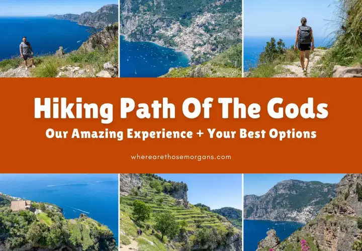 The Path of the Gods offers breathtaking views, but is the path of the gods dangerous? This collage shows stunning coastal hikes.