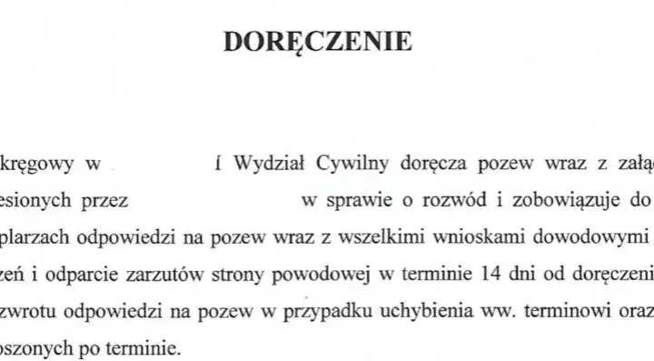 Czy odpowiedź na pozew doręcza się bezpośrednio pełnomocnikowi?