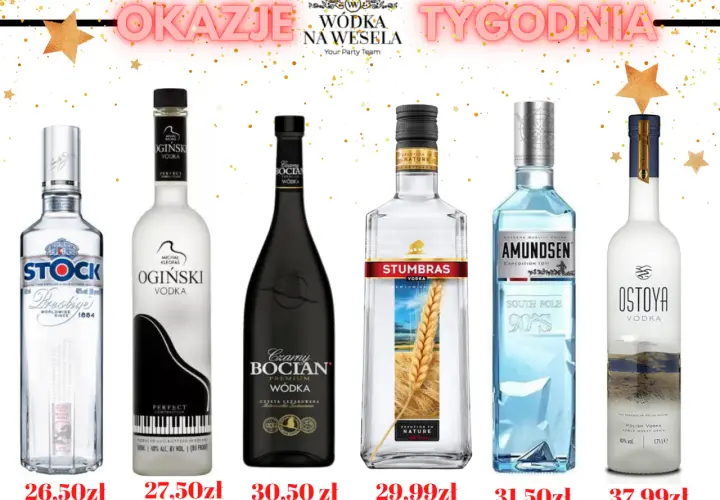 Wódka na wesele: Ranking, ilość i gdzie kupić tanio?