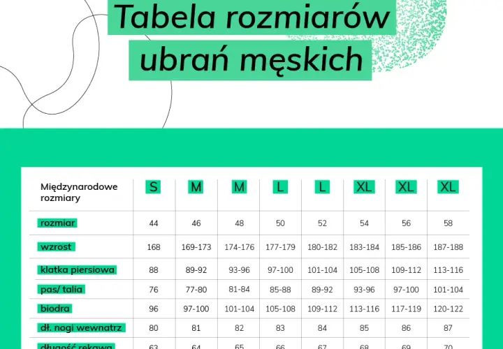 Męska M jaki to rozmiar? Sprawdź wymiary i uniknij błędów w zakupach