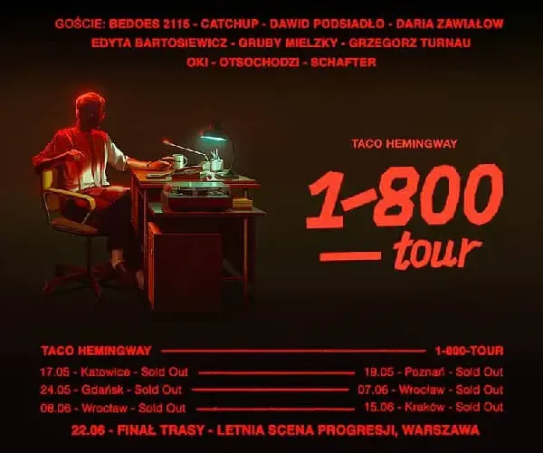Ile trwa koncert Taco Hemingway? Sprawdź, co musisz wiedzieć!