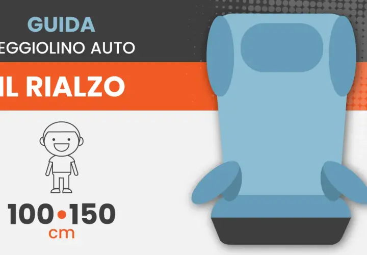 Guida seggiolino auto: il rialzo per bambini da 100-150 cm.