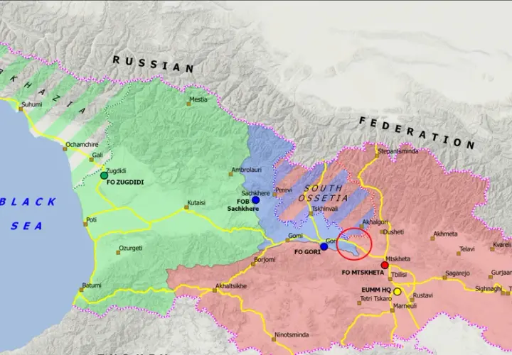 Gdzie leży Gruzja mapa – odkryj jej granice i kluczowe miejsca