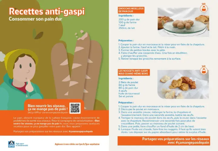 Recettes anti-gaspi : que faire avec du pain dur ? Gnocchis et nuggets anti-gaspi pour ne plus gaspiller. #çanemangepasdepain