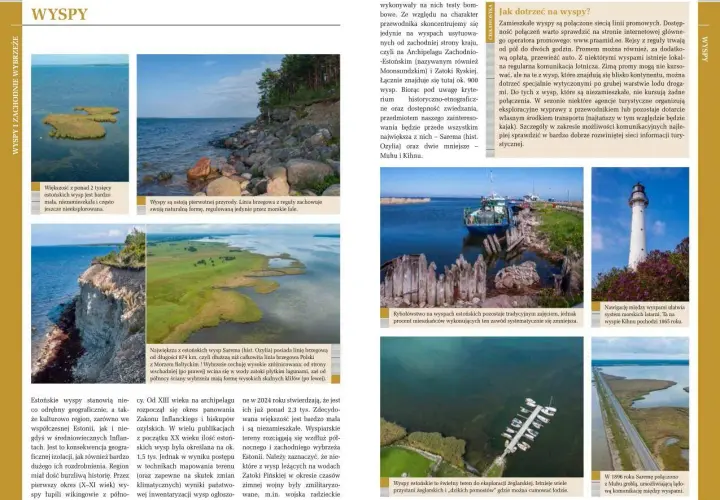 Widok na skalisty przylądek z morzem w tle. Na pierwszym planie kamienie i trawa, w oddali widać wodę i niewielkie wysepki.