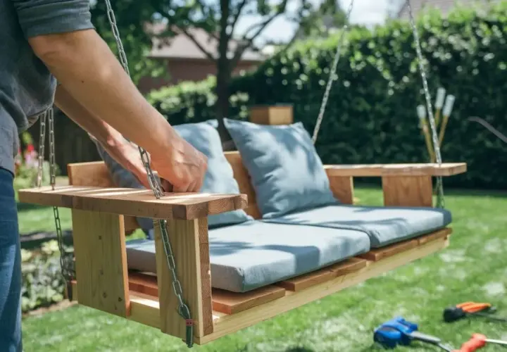 Siedzisko do huśtawki ogrodowej DIY: Krok po kroku, trwale i pięknie