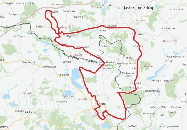 Trasa rowerowa przez tereny Jastrzębia-Zdroju i okolic. Żelazny szlak rowerowy prowadzi przez malownicze wsie i lasy.
