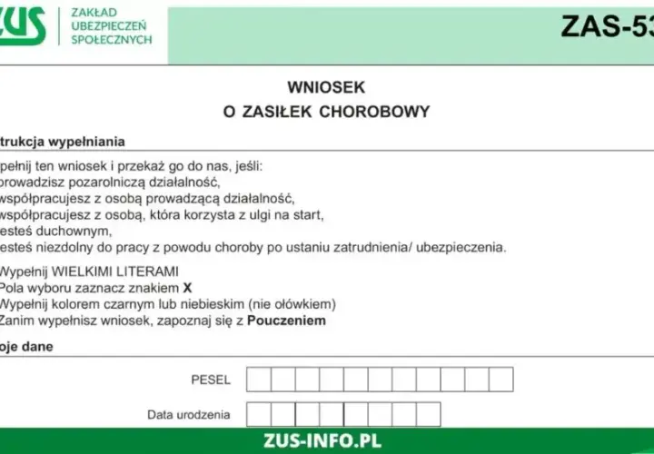 Zasiłek chorobowy po ustaniu zatrudnienia: jakie dokumenty do ZUS?