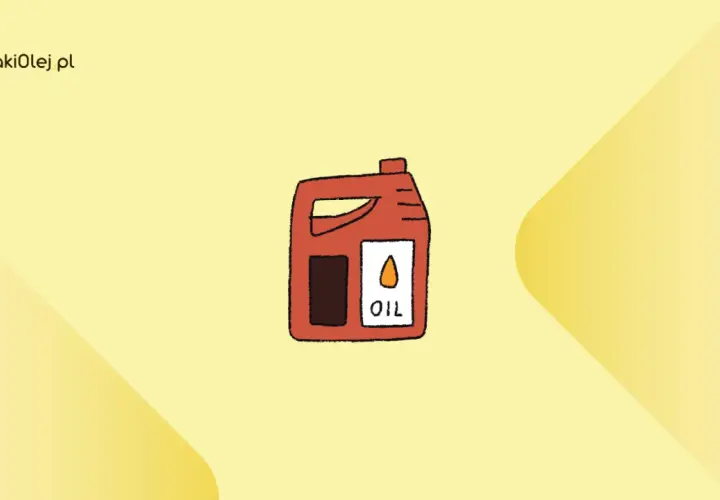 Czerwony kanister z napisem "OIL" i symbolem kropli. Dowiedz się, jaki olej 0w20 do jakich silników będzie najlepszy.