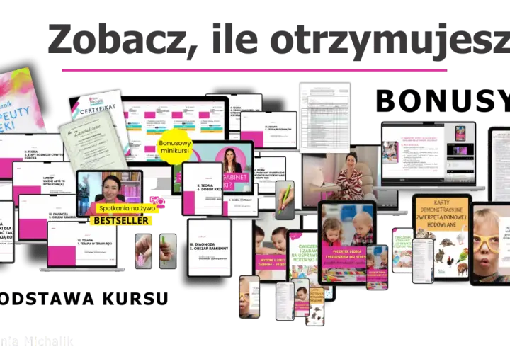 Podręcznik terapeuty ręki, certyfikaty, kursy online i spotkania na żywo. Praca terapeuty ręki to pomoc dzieciom.