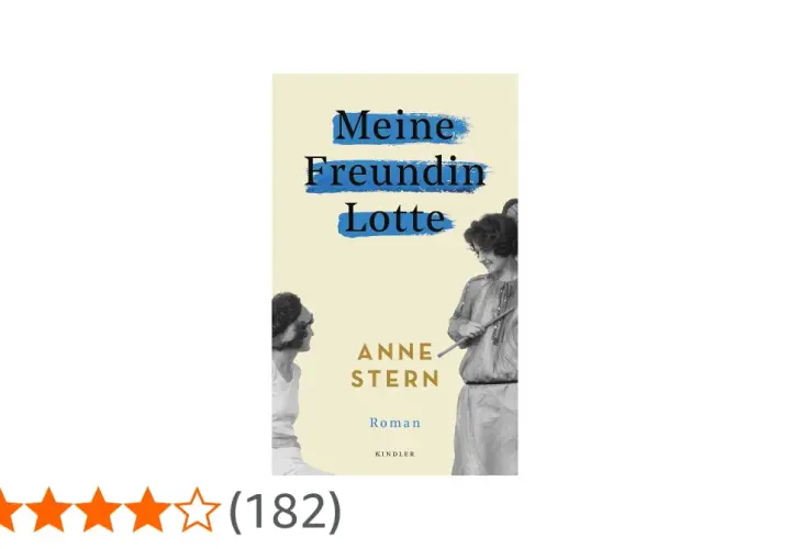 Buchcover "Meine Freundin Lotte" von Anne Stern. Zwei Frauen im Stil der 1920er Jahre blicken sich an.