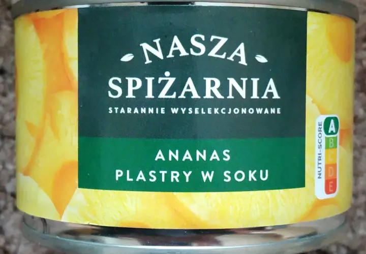 Dokładna kaloryczność ananasa z puszki - wartości odżywcze w różnych syropach