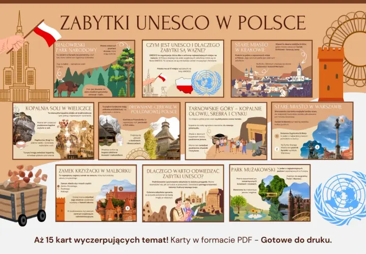 Zabytki UNESCO w Polsce: od Białowieży po kopalnie. Odkryj bogactwo historii i kultury naszego kraju.