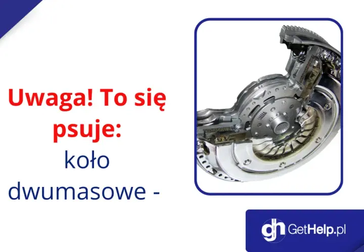 Koło dwumasowe w silnikach benzynowych może ulec awarii. Zobacz przekrój elementu.