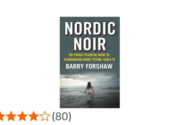 Buchcover "Nordic Noir" von Barry Forshaw, ein Leitfaden zur skandinavischen Krimi-Fiktion, Film & TV. Eine Frau im Meer unter dramatischem Himmel.