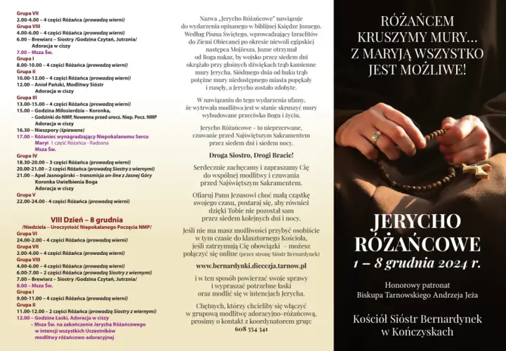 Modlitwy na jerycho różańcowe - poznaj najważniejsze intencje i modlitwy