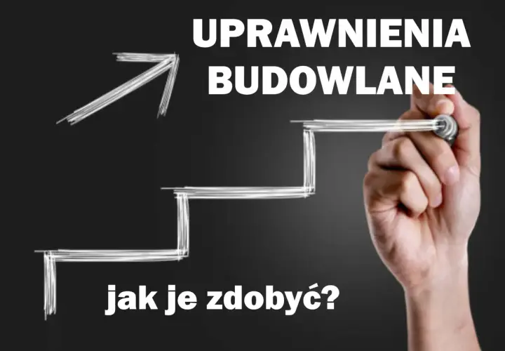 Ręka rysuje schody kariery, symbolizujące drogę do zdobycia uprawnień budowlanych elektrycznych.
