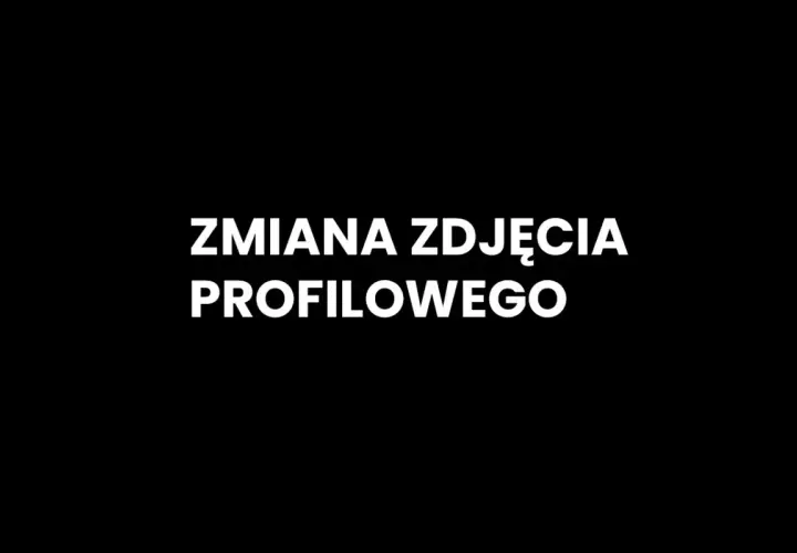 Jak zmienić zdjęcie profilowe na Steam? Biały tekst na czarnym tle.