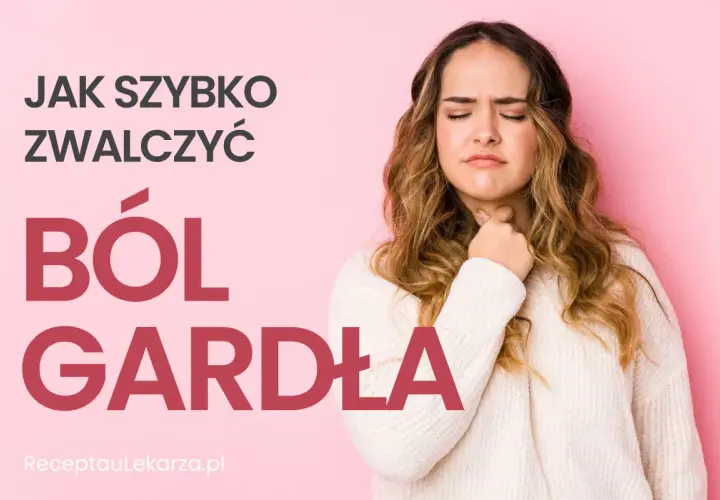 Kobieta z bólem gardła, szuka skutecznych sposobów, co na ból gardła.