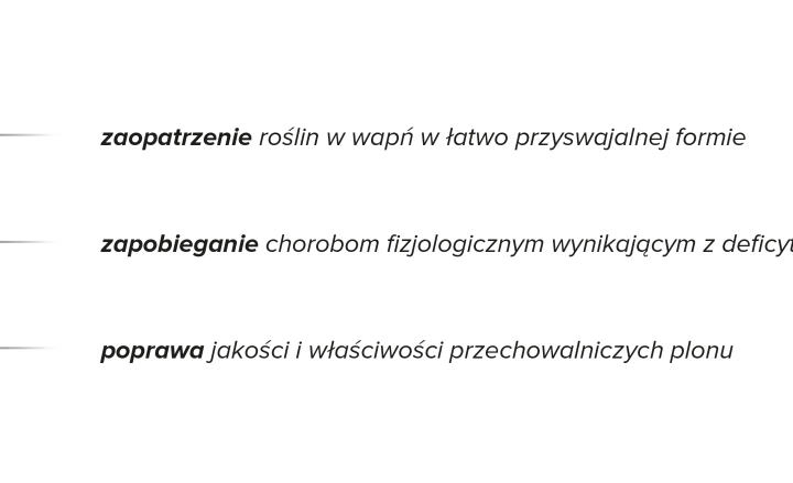 Wapnovit Turbo dawkowanie: zapewnia roślinom łatwo przyswajalny wapń, zapobiega chorobom i poprawia jakość plonu.