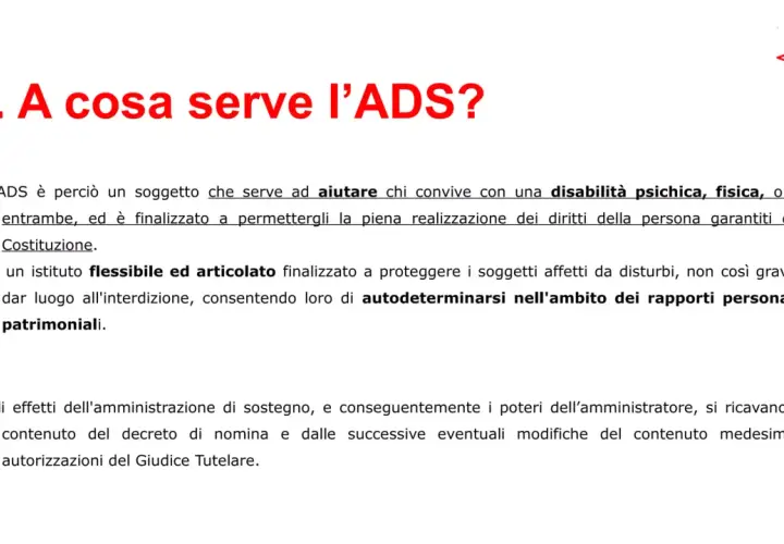 L'amministratore di sostegno aiuta chi ha disabilità psichiche o fisiche, garantendo i loro diritti e l'autodeterminazione.