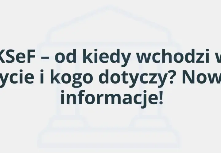 KSeF – od kiedy wchodzi w życie i kogo dotyczy? Nowe informacje! Dowiedz się, kogo dotyczy KSeF i jakie zmiany czekają firmy.