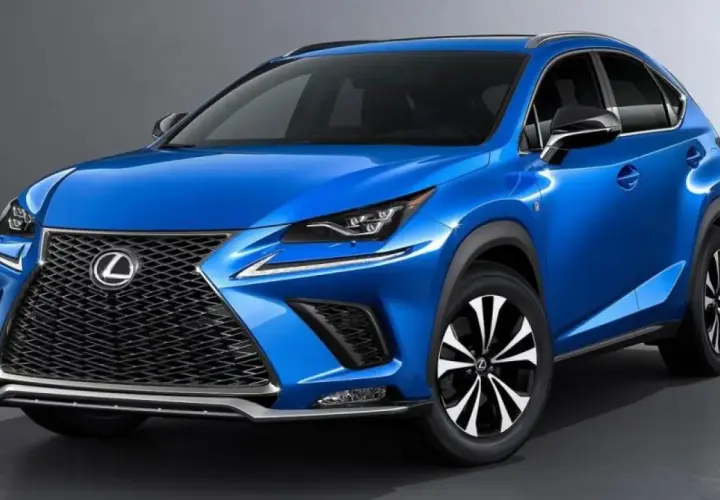 Lexus NX 300h azul brillante, un SUV elegante. A pesar de su atractivo, algunos propietarios han reportado lexus nx 300h problemas.