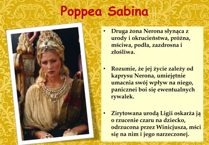 Druga żona Nerona - życie i wpływ Poppei Sabiny na cesarza