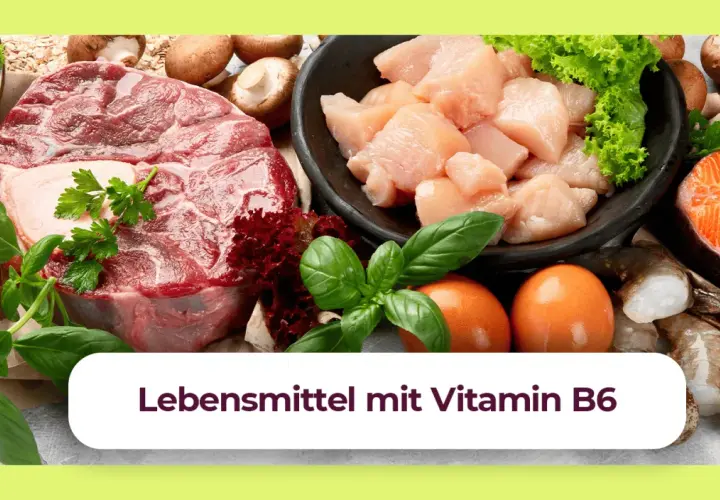 Rindersteak, Hähnchenbrust, Lachs, Garnelen und Eier sind Lebensmittel mit Vitamin B6.